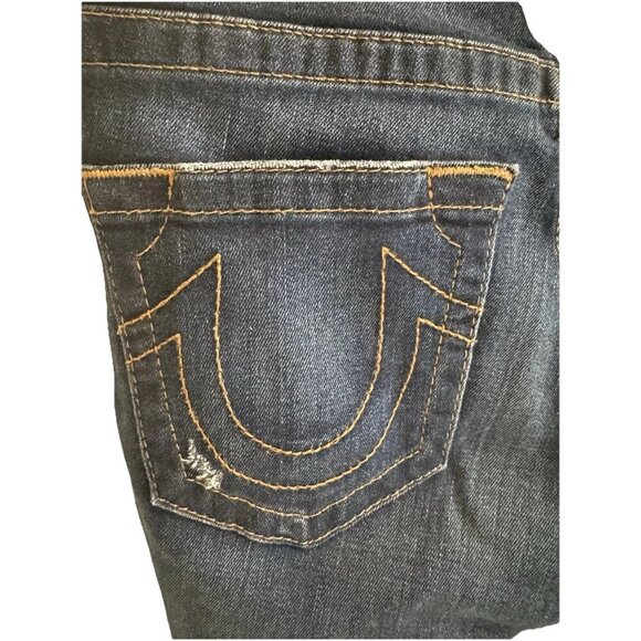 True Religion Jean women Curvy Skinny size 27 With Gold Sequin, tayler swift, - Picture 4 of 16